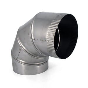 6" Diameter Waste Oil Heater Vent Elbow