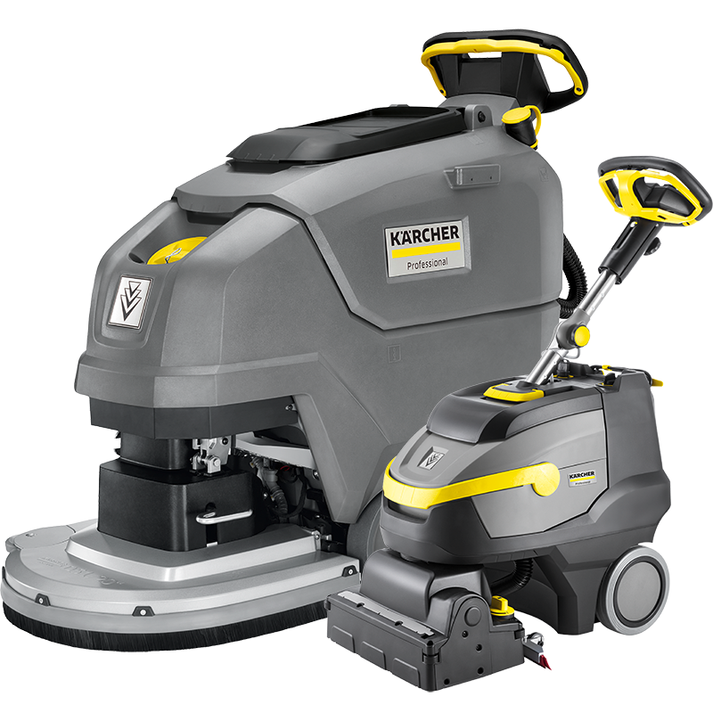 Karcher BD 50/55 and Karcher BR 35/12 Floor Scrubbers