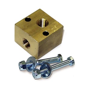 3/8 x 3/8 inch Unloader Mounting Block - 8.904-568.0