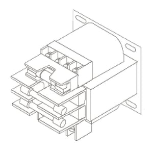 .050 KvA Step-Down Transformer Illustration