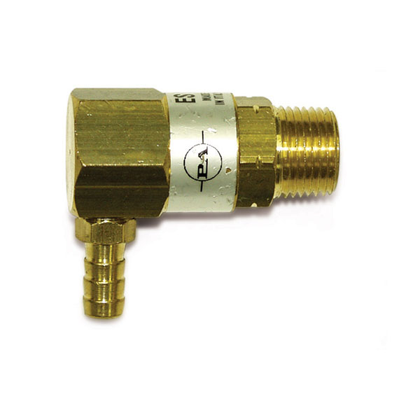 Brass MPT x Barb Easy Start Valve