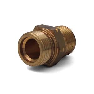 Brass M22 M Twist Seal Nipple x 1/2 inch MPT - 8.709-551.0