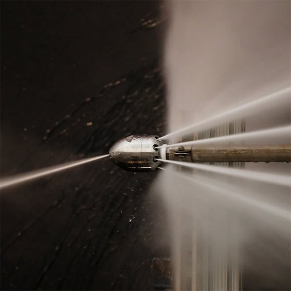 Reaper Sewer Jetting Nozzle Spray Pattern