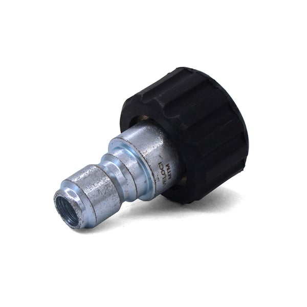 3/8 in QC x M22 F Steel Quick Coupler Plug - MTM 24.0446