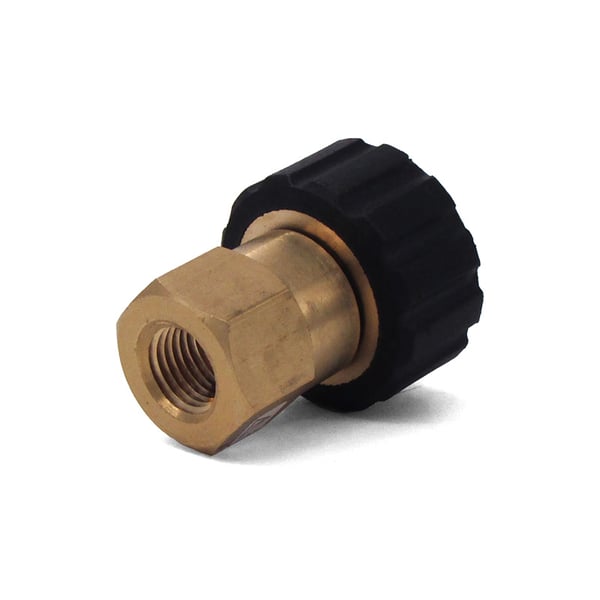 1/4 in FPT x M22 F Brass Twist Coupler - 8.709-522.0