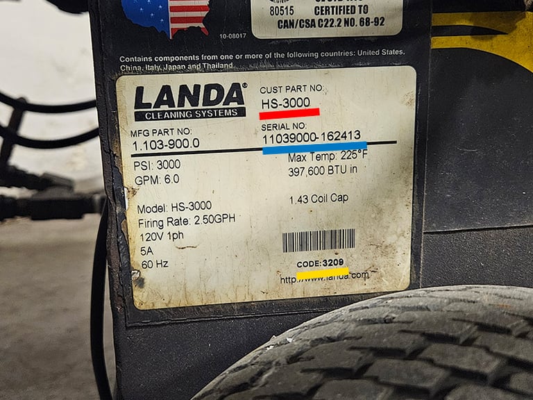 Landa Tag 3209