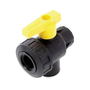454 Series 3-Way Polypropylene Ball Valve