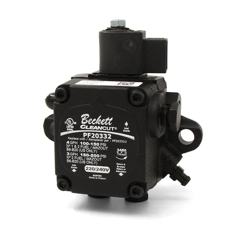 Beckett PF20332 220V CleanCut Fuel Pump - 9.802-644.0