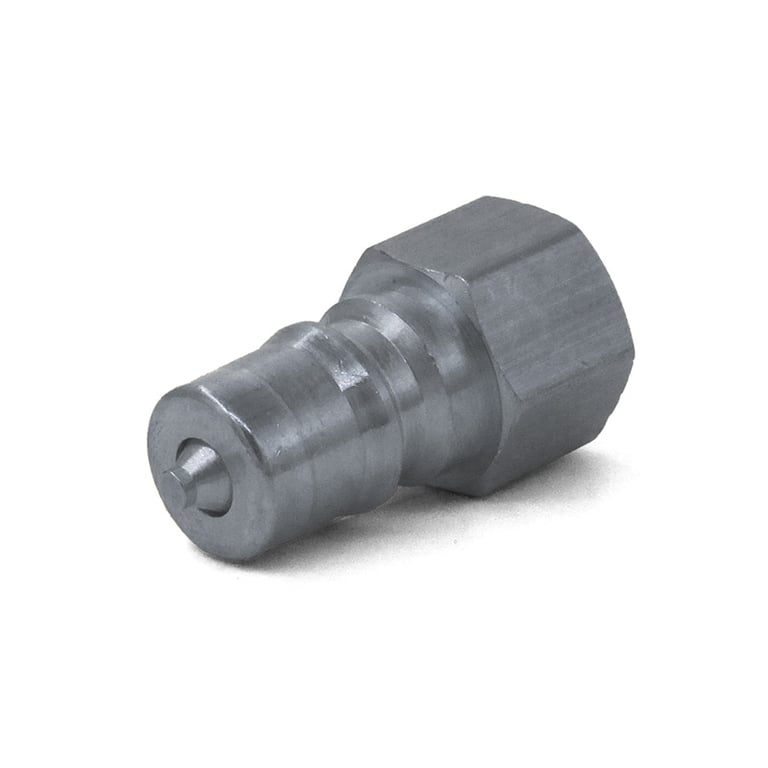 3/8" FPT Double Shut Off Plug, Steel - 8.709-582.0