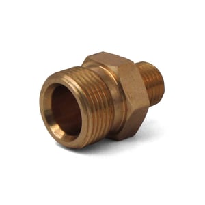 M22 M x 1/4 in MPT Brass Twist Coupler Plug - 8.709-536.0