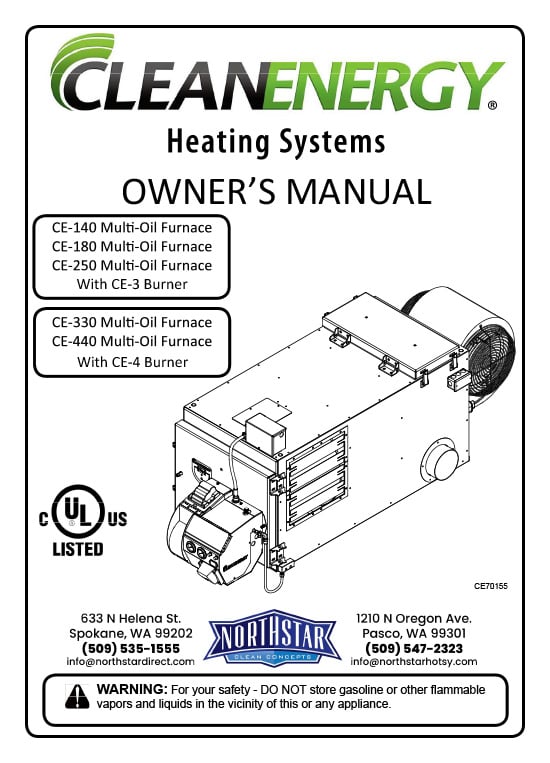 Clean Energy Furnace Manual