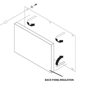 Back Panel Insulation Illustration