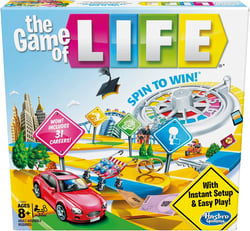 The Game of Life board game box