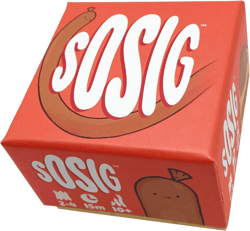 Sosig family card game box