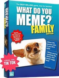 What Do You Meme Family Edition card game box