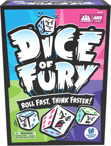 Dice of Fury educational insights game box