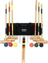 Croquet game set