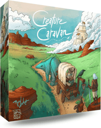 Creature Caravan strategy board game box