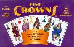 five crowns card game box