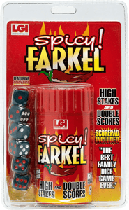 Spicy Farkel dice game box