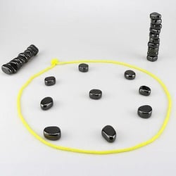 Magnetic Chess Game with Stones