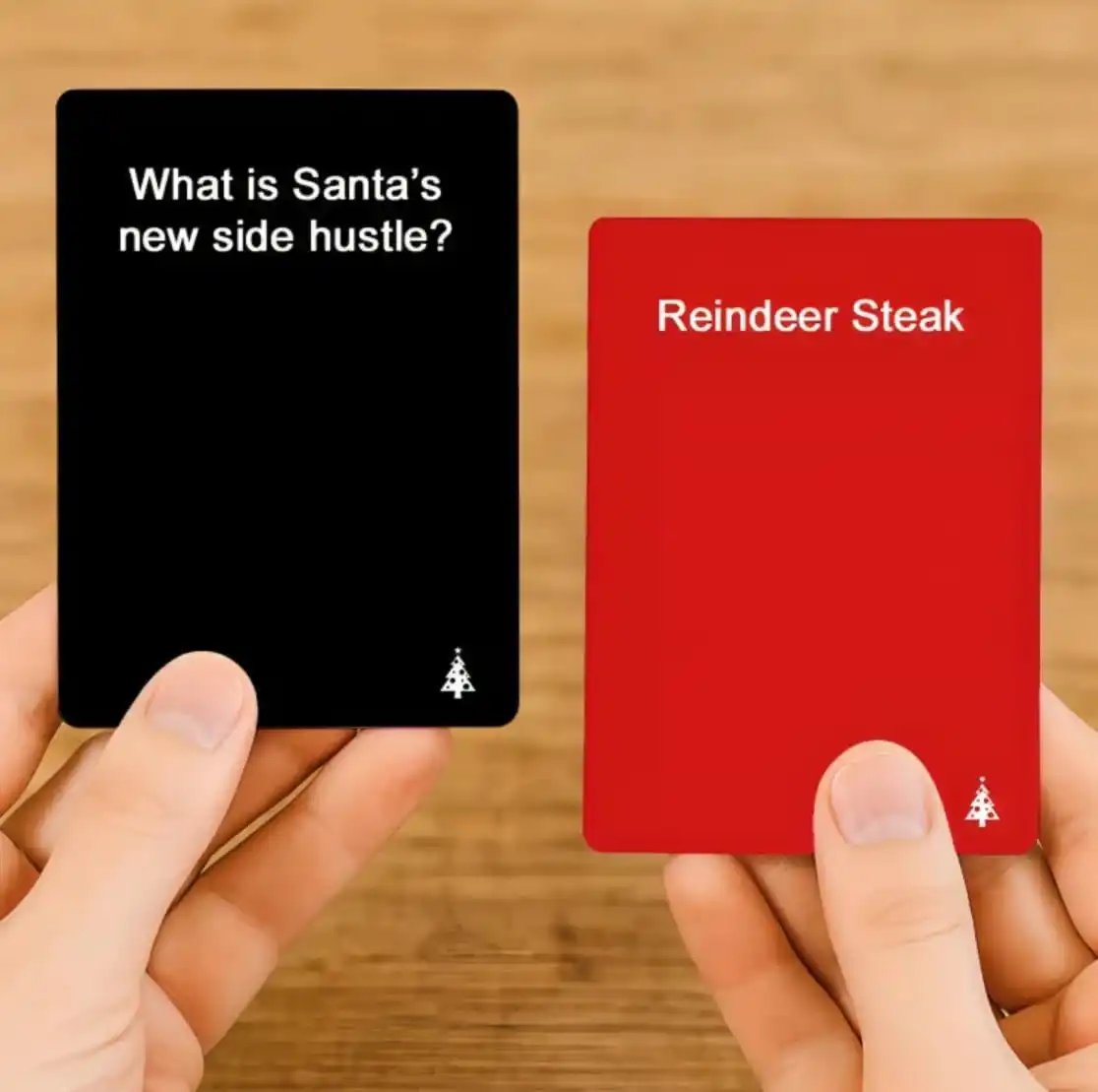 thumbnail image 2 of Cards Against Humanity Family Edition Buy Cards Against Christmas A Party Cards Game For Christmas Game Night Fun Xmas Gift Idea For White-Elephant Secret Santa Family Game Night 3pcs Online In UAE 2 of 13