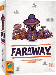 Faraway card game box