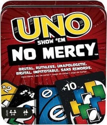 UNO Show 'Em No Mercy card game box