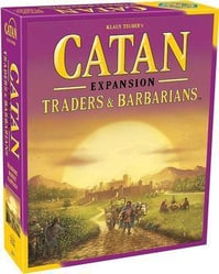catan traders and barbarians game box