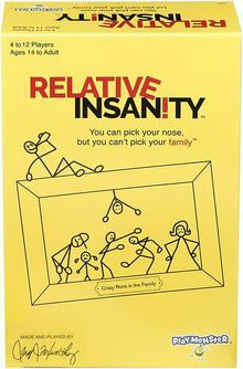 Relative Insanity card game box