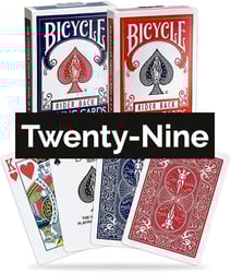 Twenty-Nine card game box