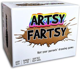 Artsy Fartsy party game box