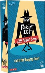 Fakin’ It All night long party board game box