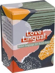 Love lingual card game box