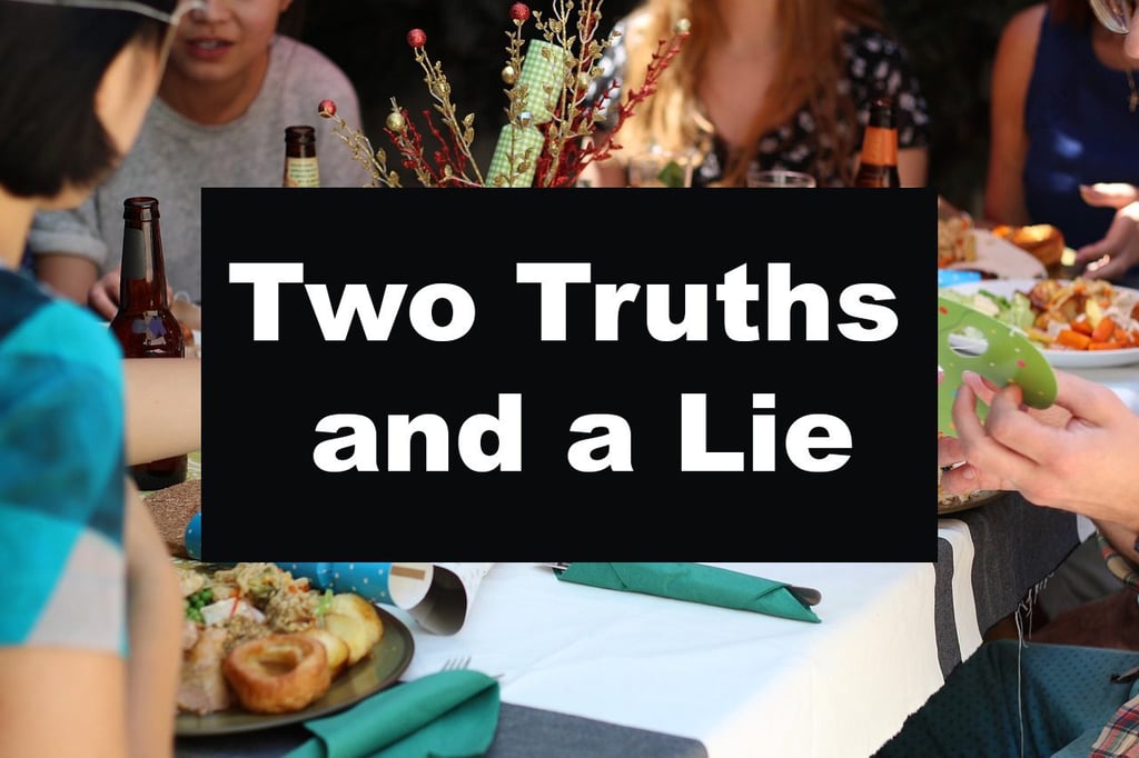 How to Play Two Truths and a Lie Official Rules
