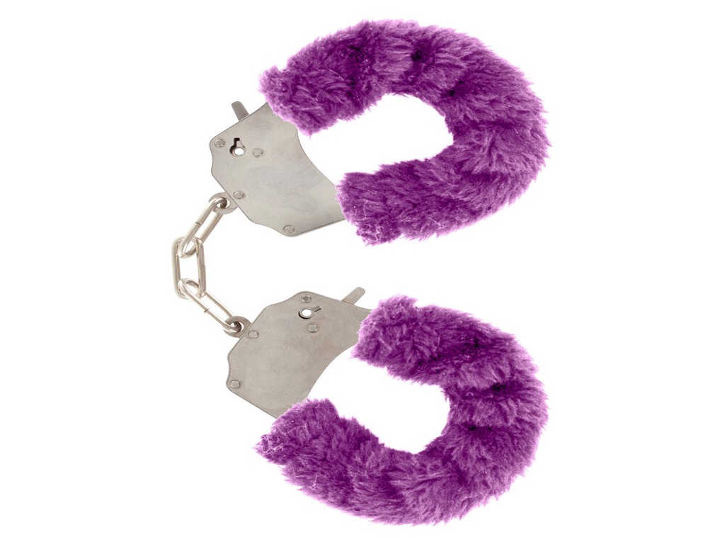 ToyJoy Furry Fun Wrist Cuffs Purple