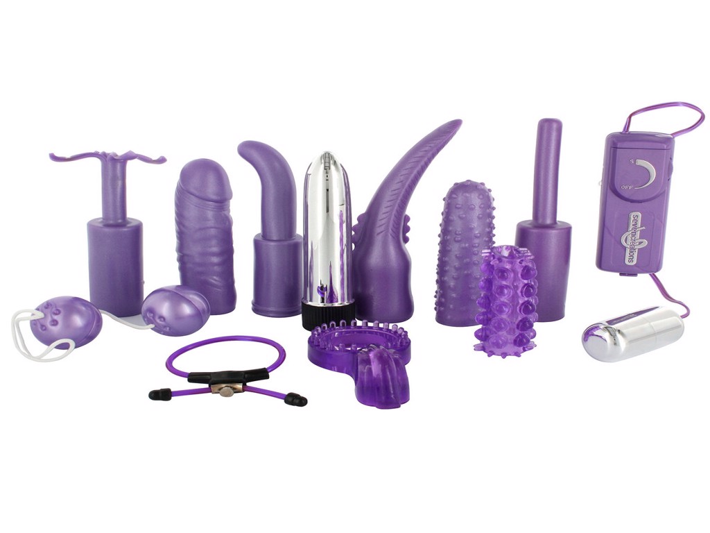 Dirty Dozen Sex Toy Kit Purple