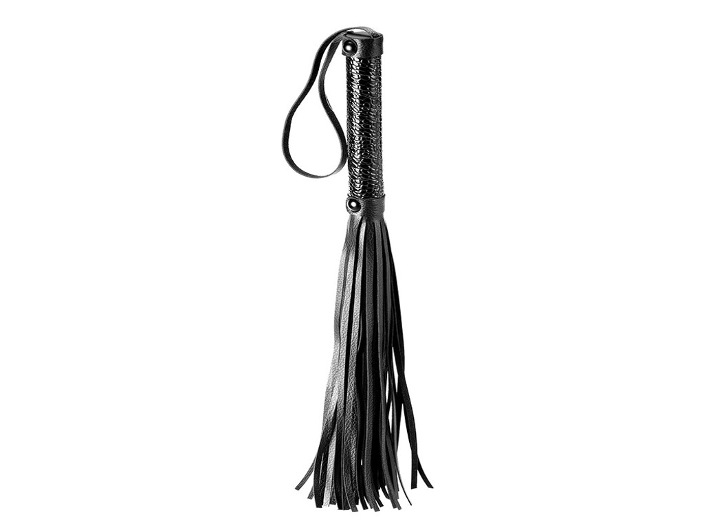 Blaze Luxury Fetish Whip Black