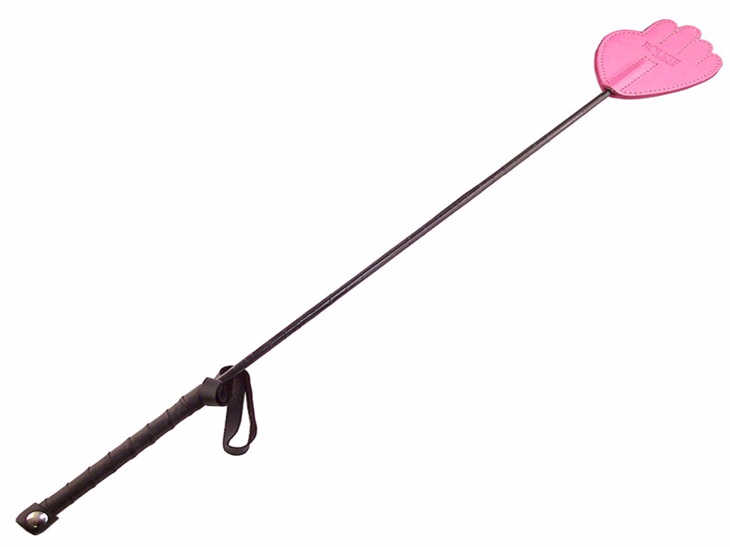 Rouge Garments Hand Riding Crop Pink