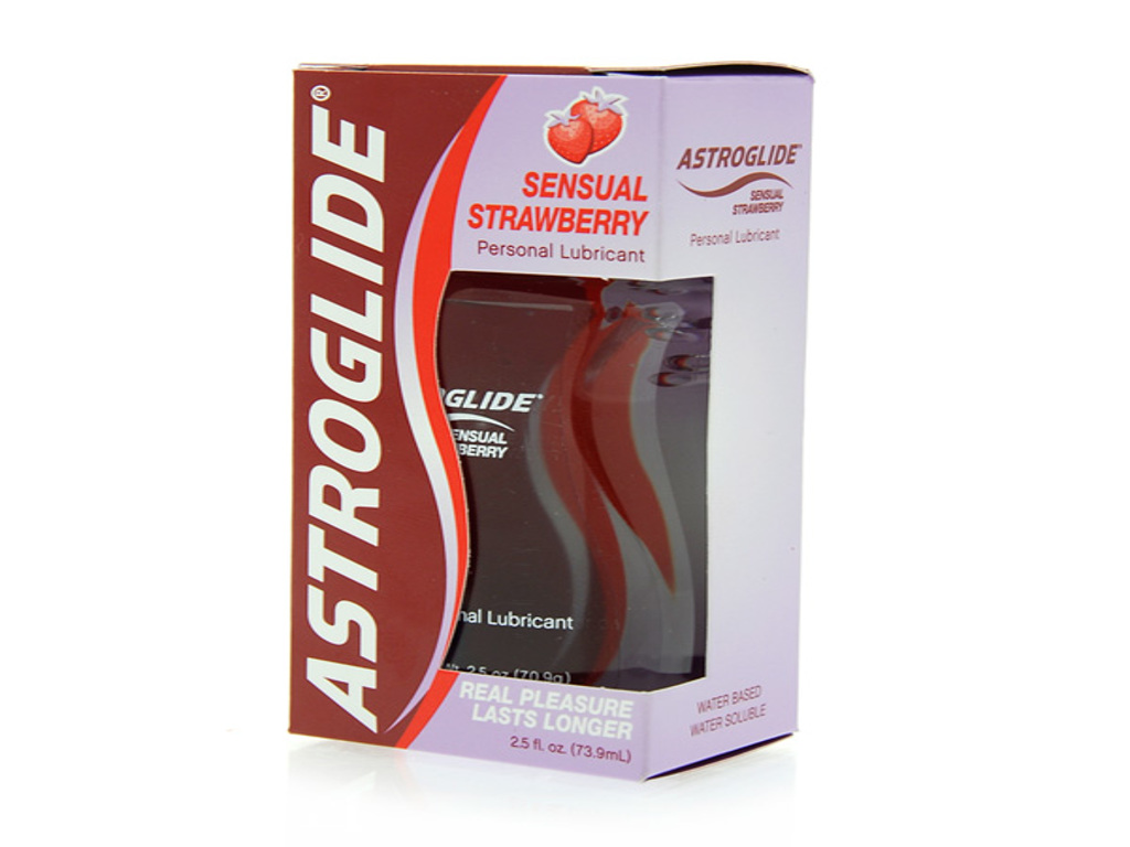 Astroglide Strawberry Lubricant 2.5oz