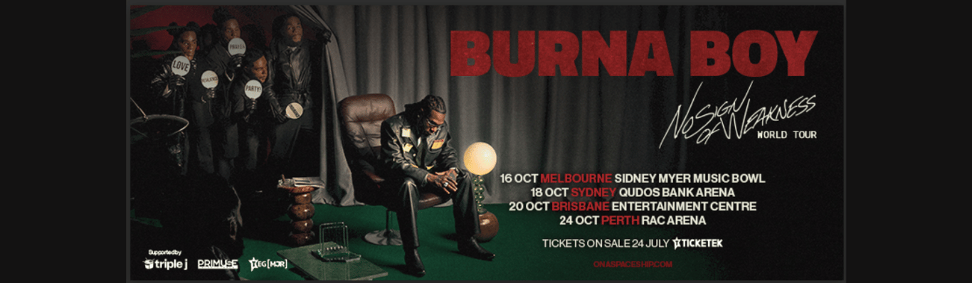 Burna Boy: No Sign of Weakness World Tour - Brisbane