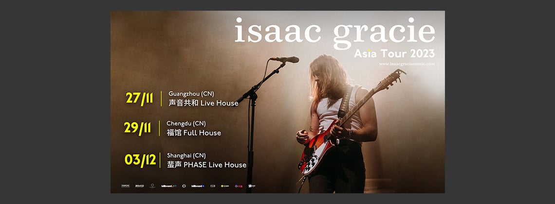 Isaac Gracie China Tour - Guangzhou