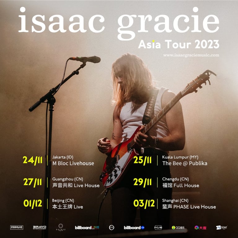 Isaac Gracie Asia Tour gallery 4