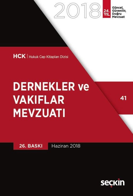 Dernekler ve Vakıflar Mevzuatı (Cep Kitabı) Seçkin Yayıncılık  - Kitap