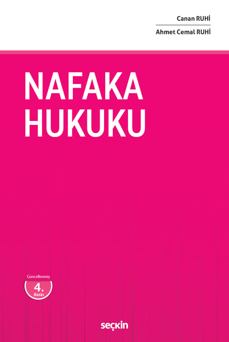 Nafaka Hukuku Canan Ruhi, Ahmet Cemal Ruhi  - Kitap