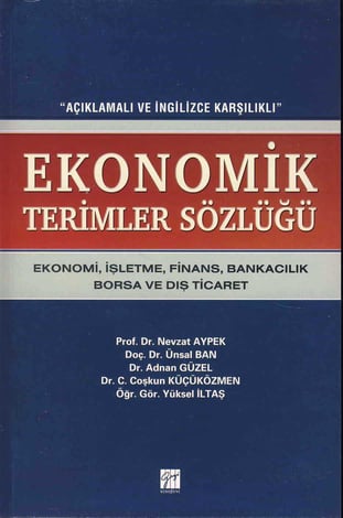 Ekonomik Terimler Sözlüğü