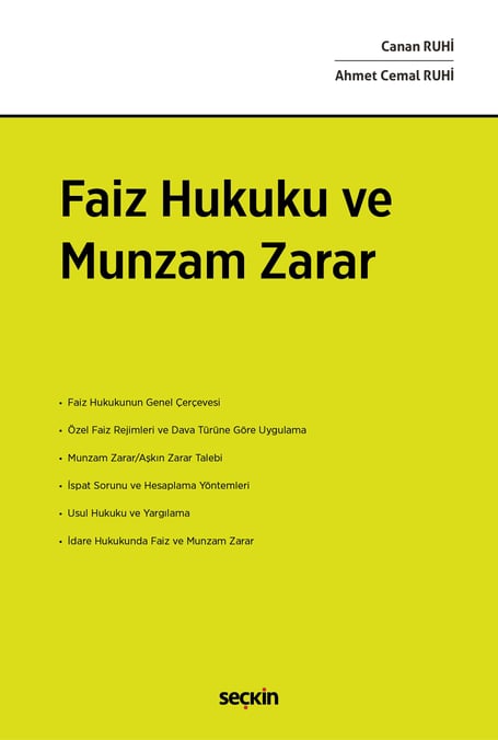 Faiz Hukuku ve Munzam Zarar Canan Ruhi, Ahmet Cemal Ruhi  - Kitap