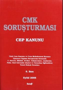 CMK Soruşturması Cep Kanunu Feridun Yenisey, Ayşe Nuhoğlu  - Kitap