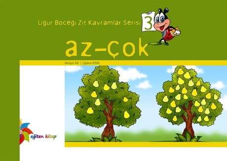 Uğur Böceği Zıt Kavramlar Serisi – 3 Az – Çok Meziyet Arı, Çiğdem Aydın  - Kitap
