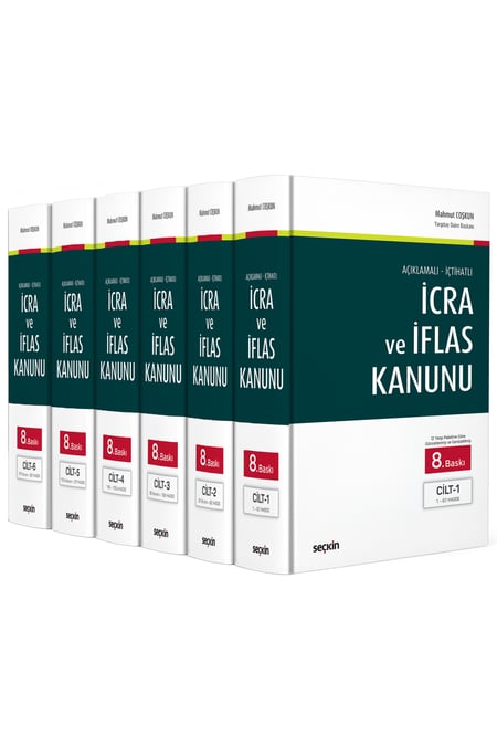 Açıklamalı – İçtihatlı İcra ve İflas Kanunu (6 Cilt) Mahmut Coşkun  - Kitap